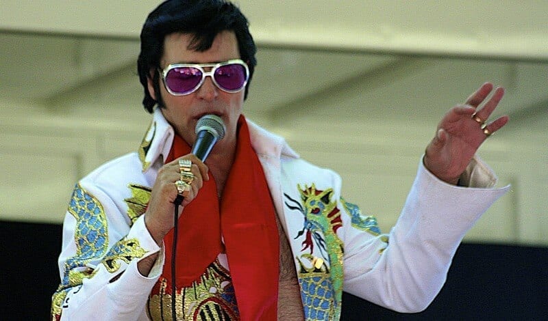 Elvis impersonator