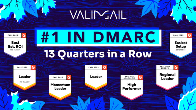 Valimail G2 fall 2025 report - #1 in DMARC