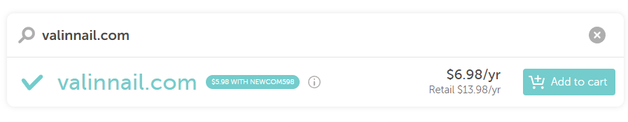 Example of a lookalike domain that we can purchase and use to impersonate Valimail