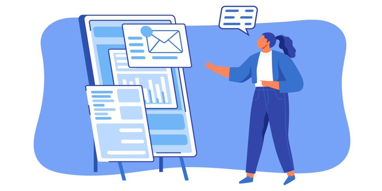 Phone screens with emails displayed, with and without company logos