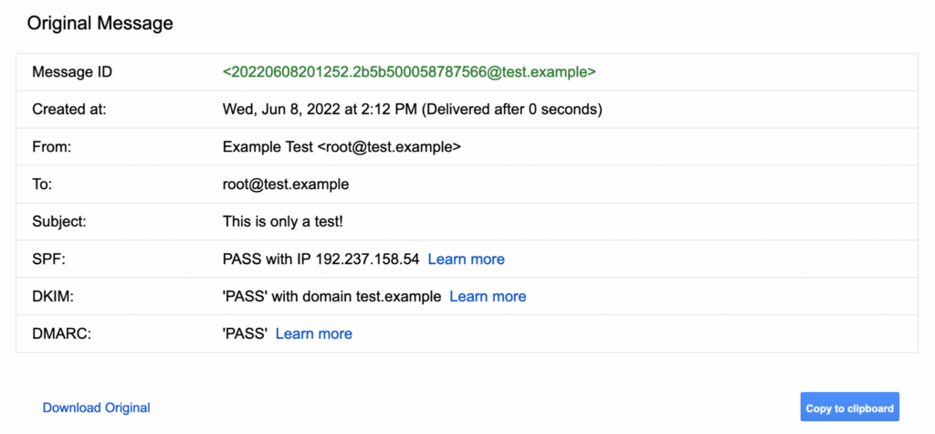 verifying dkim is working